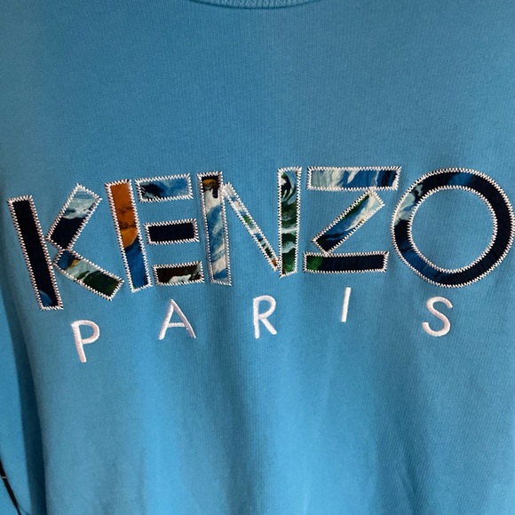 Blue classic KENZO Paris crewneck - Picture 4 of 4